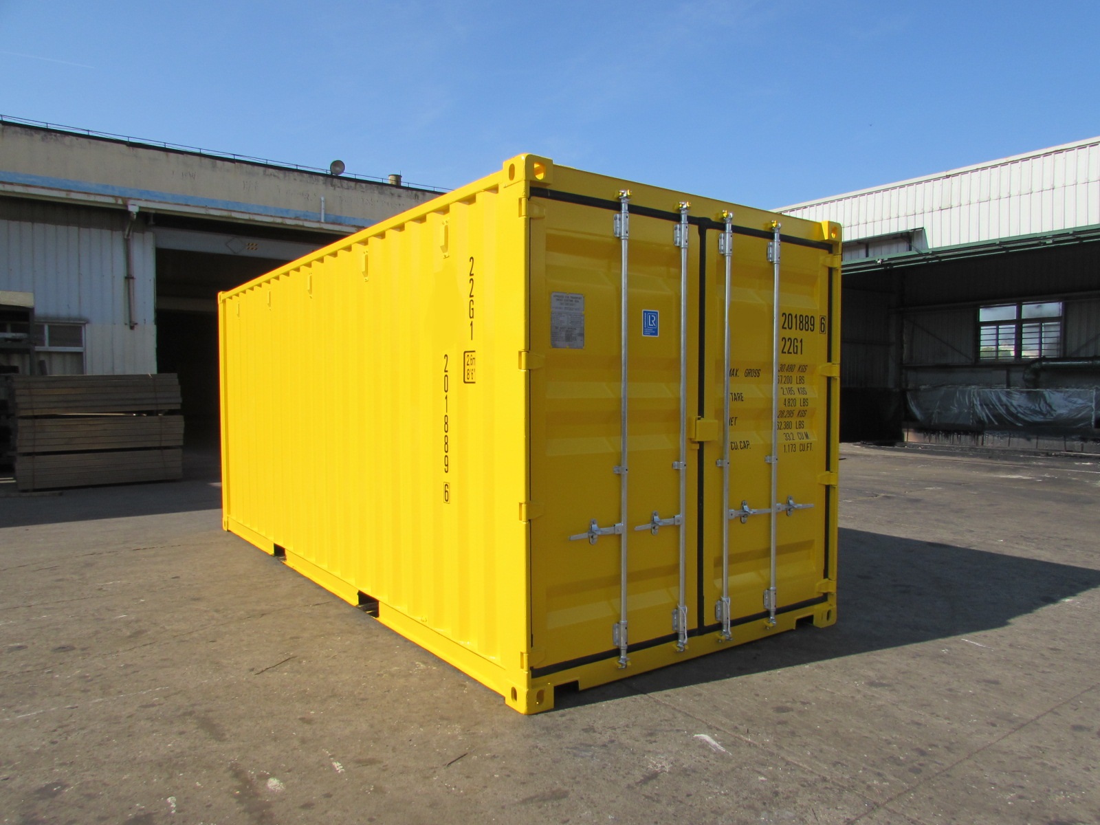 HERTLING Lagercontainer mieten in Frankfurt