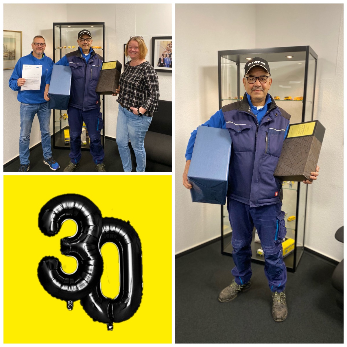 30 Jahre Betriebszugehörigkeit - ein nicht alltägliches Jubiläum! 
