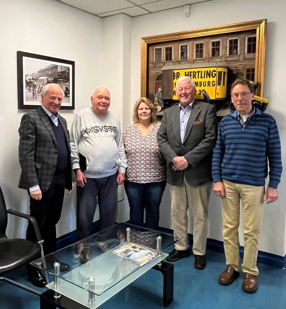 This week there was a special visit to our moving company in Berlin. Our former employee Mr. Günther N. visited us.