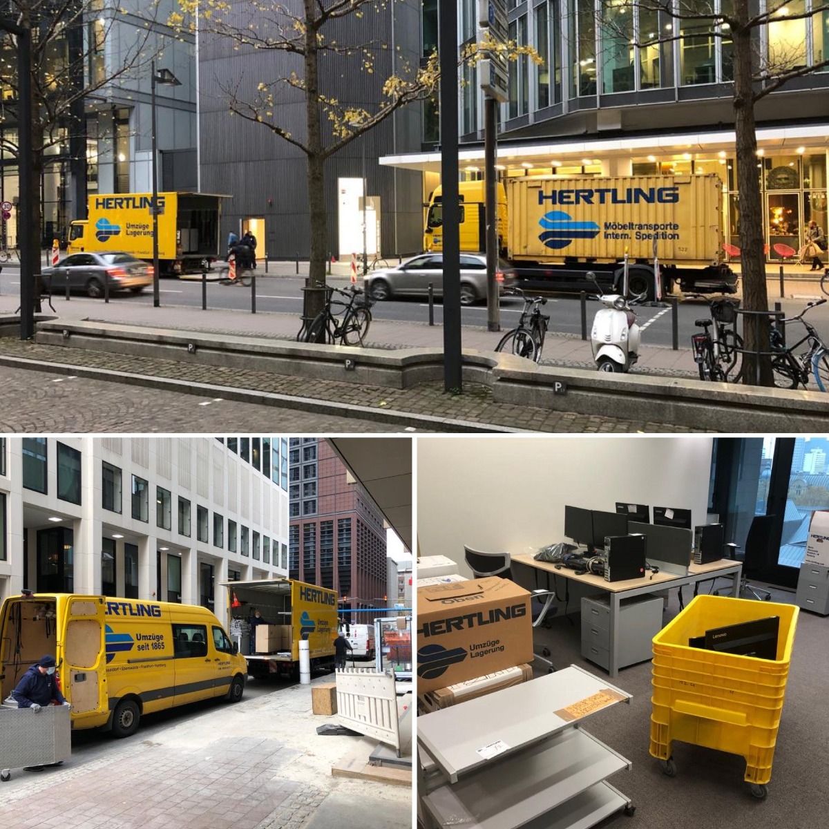 Büroumzug in Frankfurt am Main