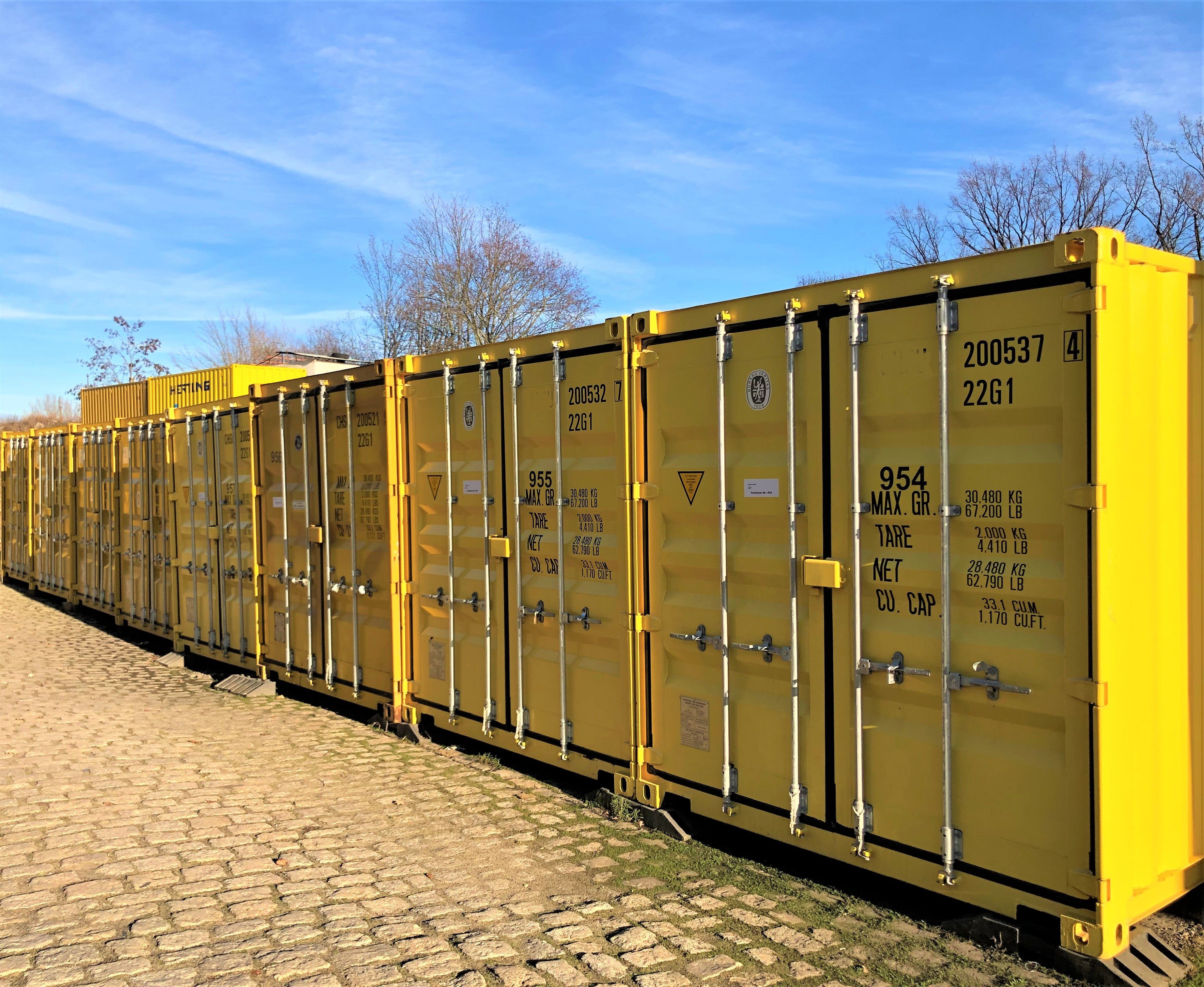 HERTLING container street in Berlin Charlottenburg