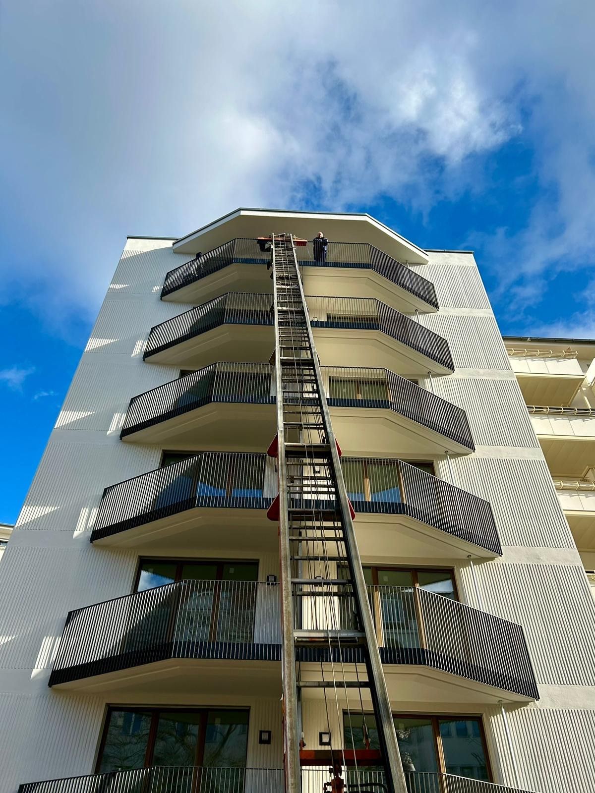 View of furniture elevator