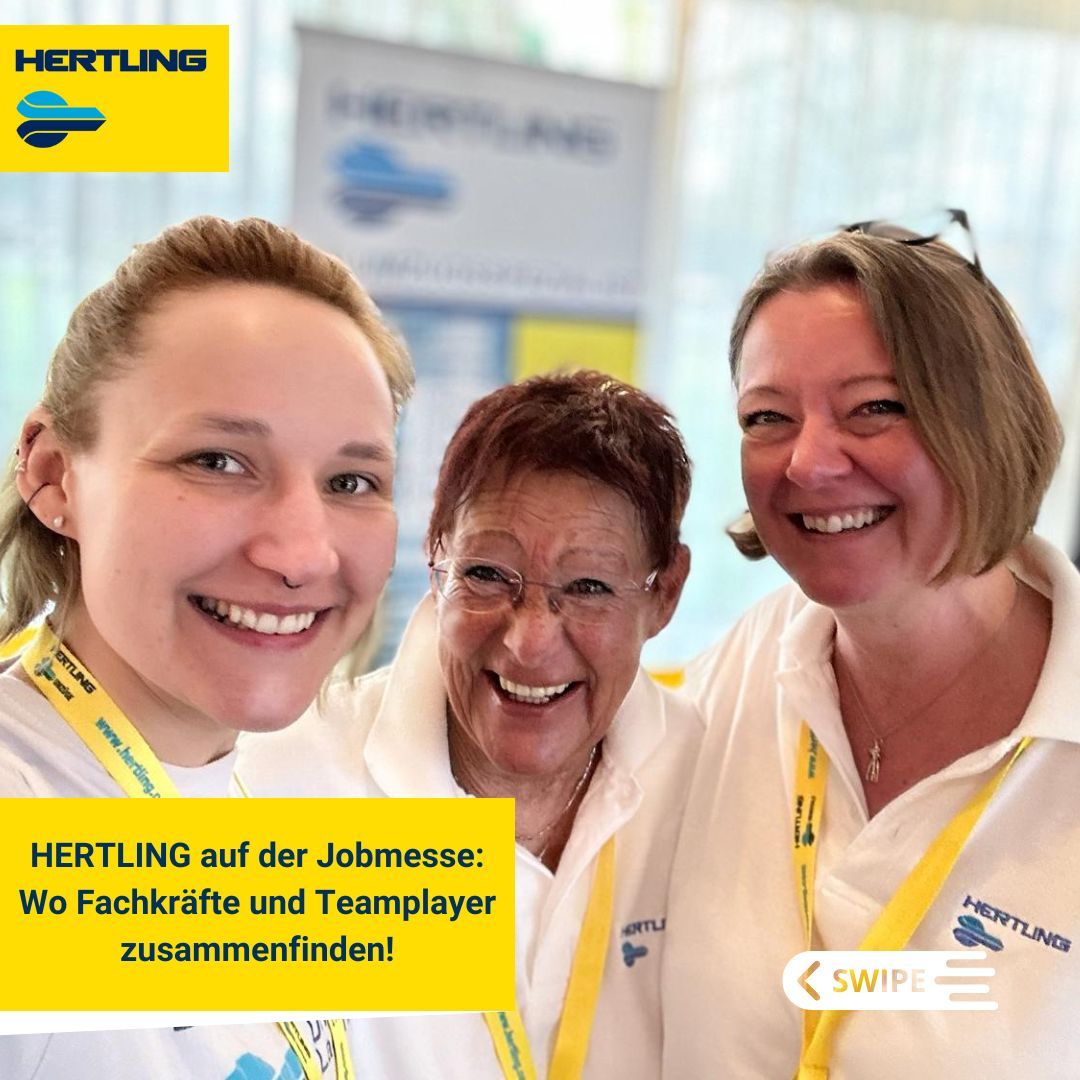 Three employees of the Frankfurter Hertling team