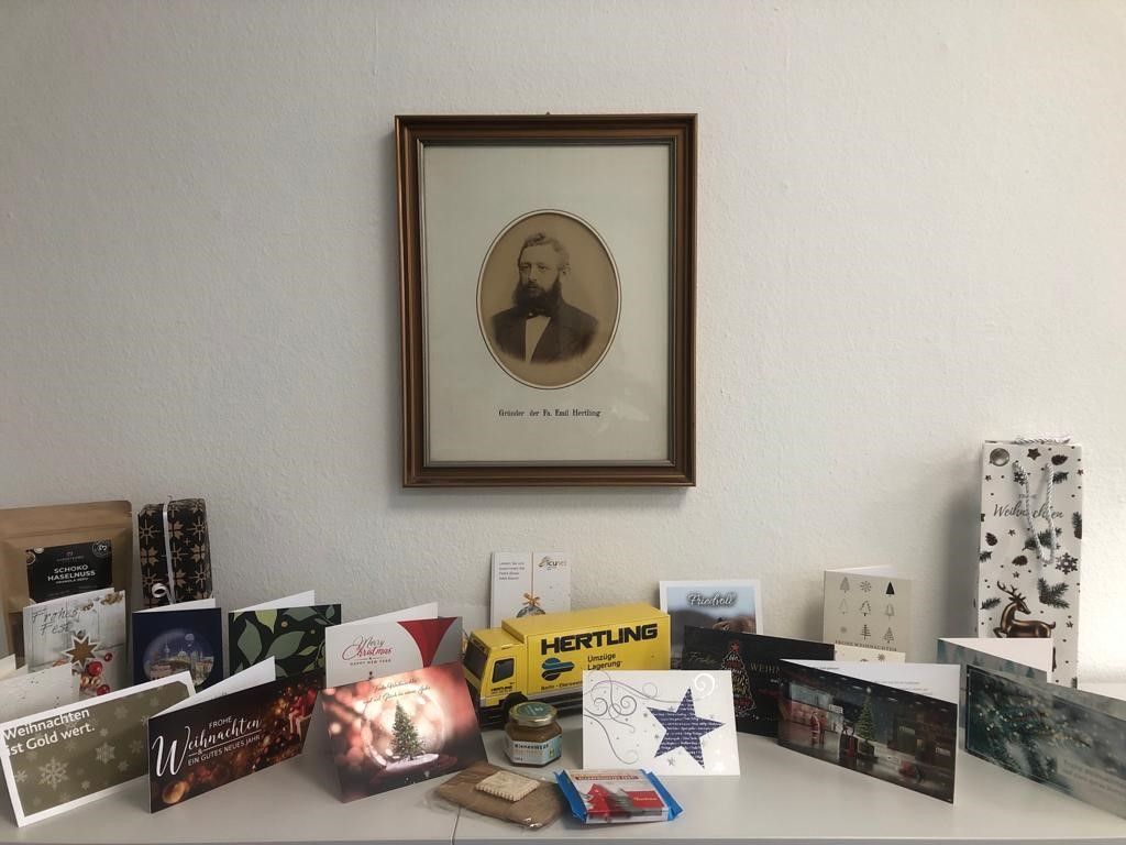 Large Number of Christmas Cards this Year