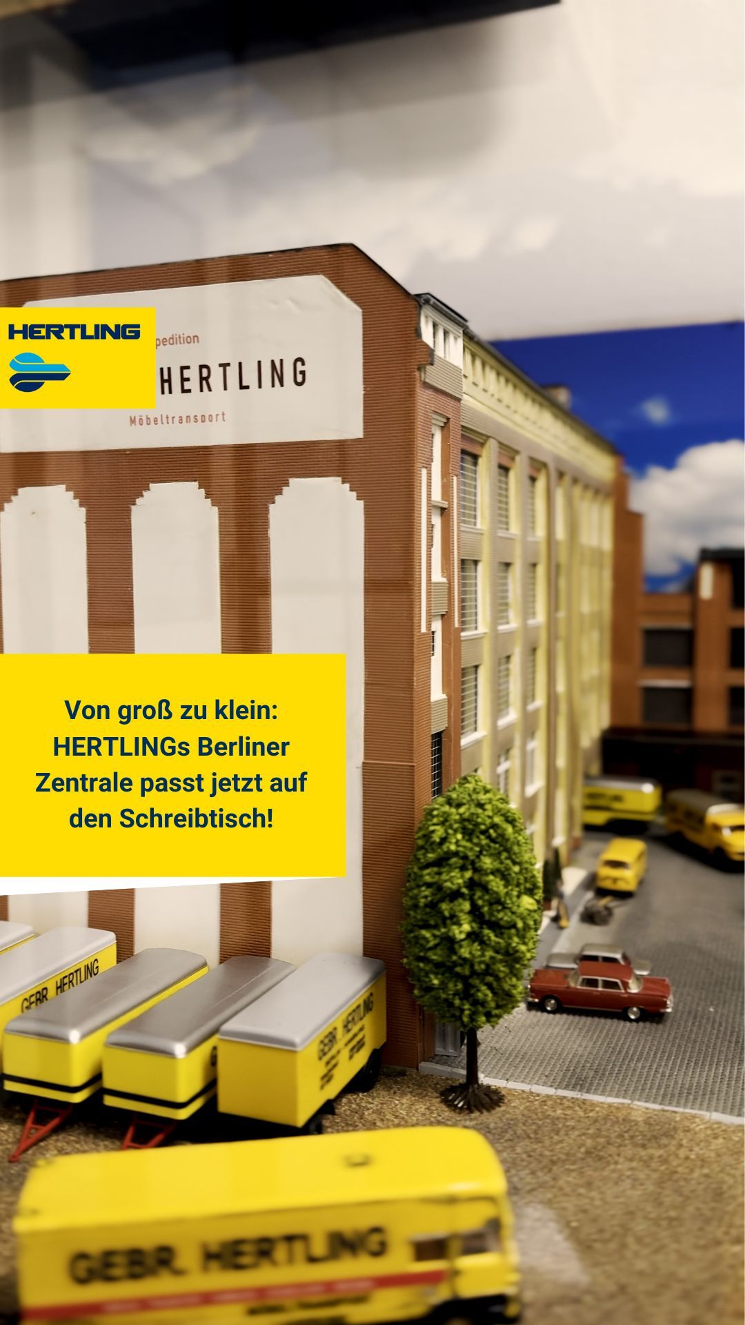 Foto von einer Miniaturversion der Firma Hertling