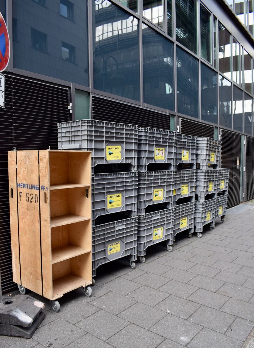 HERTLING pc rollbox for the move of the town hall in Mainz