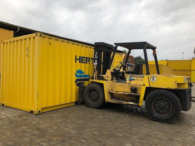 Forklift in use again with new tires