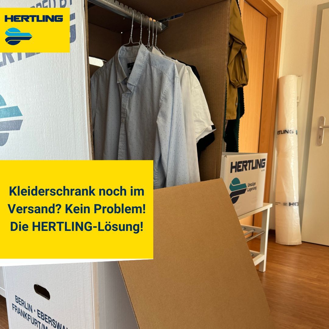Foto von einem Hertling Kleiderkarton