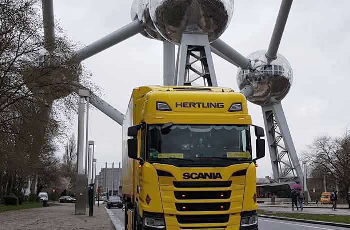 Long distance move Europa Hertling Brussels