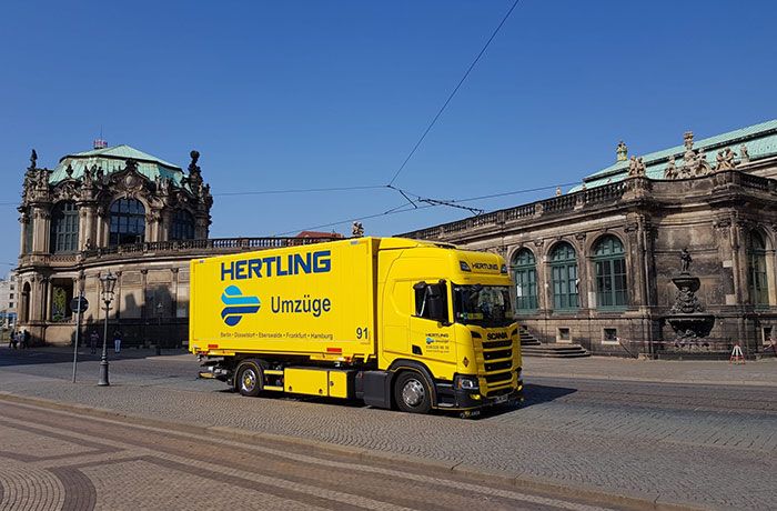Long distance move Germany Hertling