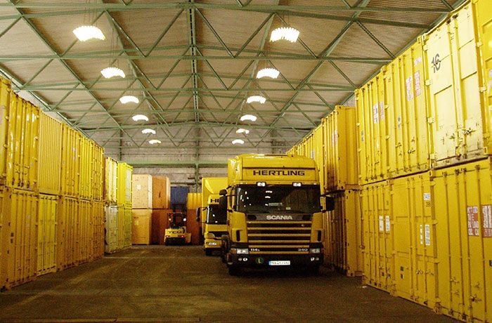 Storage with Hertling at Eberswalde