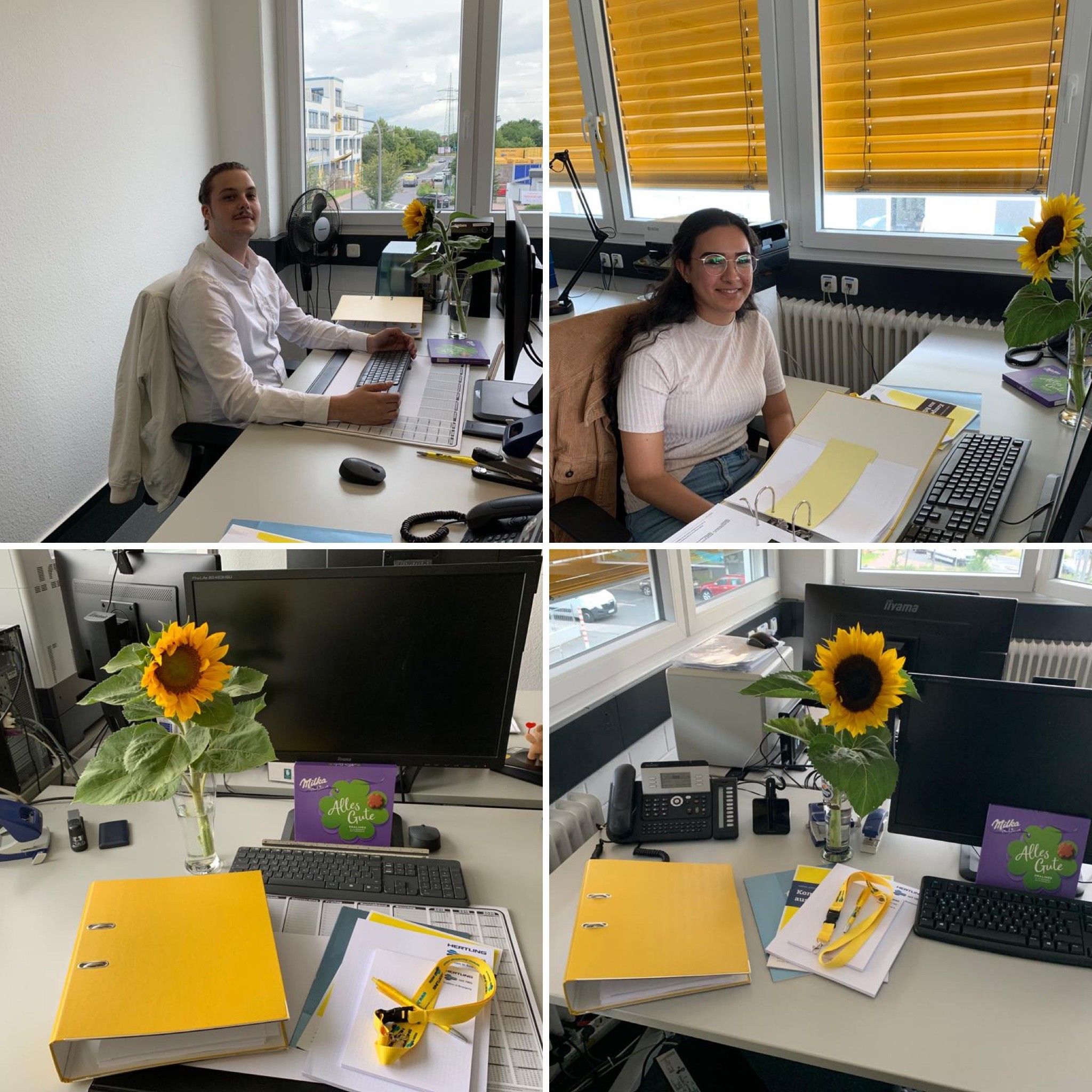HERTLING - two new apprentices